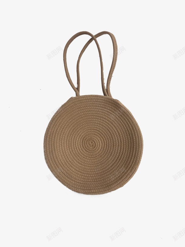 纯手工草编包png免抠素材_88icon https://88icon.com 棉 绳子 编织包 草