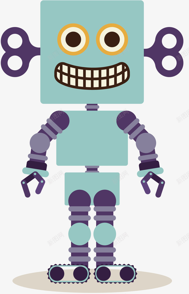 手绘装饰机器人矢量图ai免抠素材_88icon https://88icon.com 卡通手绘 手绘 机器人 装饰图案 装饰机器人 矢量图