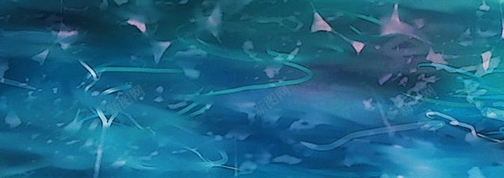 水彩画创意背景jpg设计背景_88icon https://88icon.com 水彩画 湖水 美好 蓝色 湖 H5