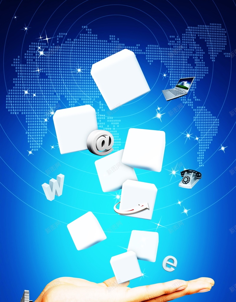 掌上信息技术背景模板psd设计背景_88icon https://88icon.com PSD 世界地图背景 字母方块 平面 广告 建筑物 手 掌上信息技术 数字信息 模板 海报 电话 科技背景 笔记本电脑 素材 背景