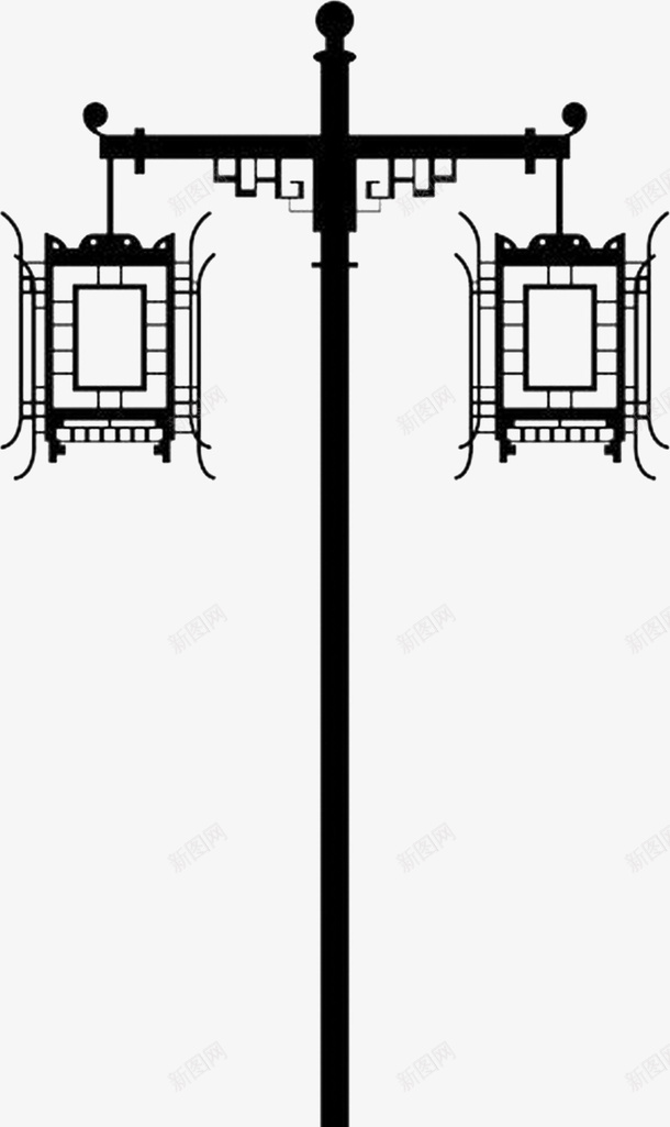 苏州中式路灯城市建筑建筑家居矢量图ai免抠素材_88icon https://88icon.com 城市建筑 建筑家居 苏州中式路灯 矢量图