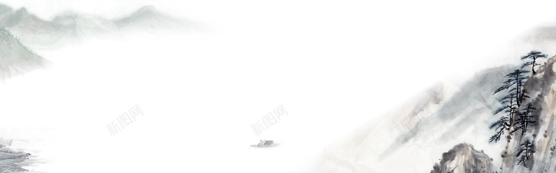 中国风水墨背景bannerjpg设计背景_88icon https://88icon.com 中国风 水墨背景 中国风素材 水墨素材 远山 水墨 全屏背景 banner