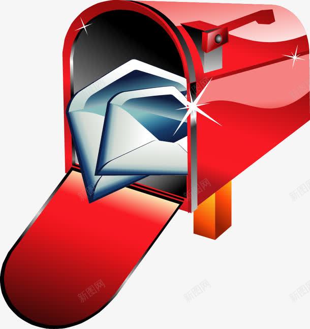 邮箱3D图形邮件红色邮箱信箱矢量图eps免抠素材_88icon https://88icon.com 3D图形 信箱 红色邮箱 邮件 邮箱 矢量图