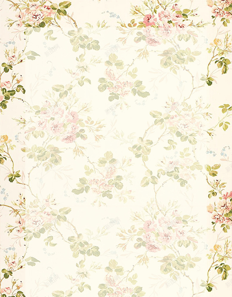 文艺清新碎花背景jpg设计背景_88icon https://88icon.com h5 文艺 清新 碎花 简约 粉色 背景 花朵