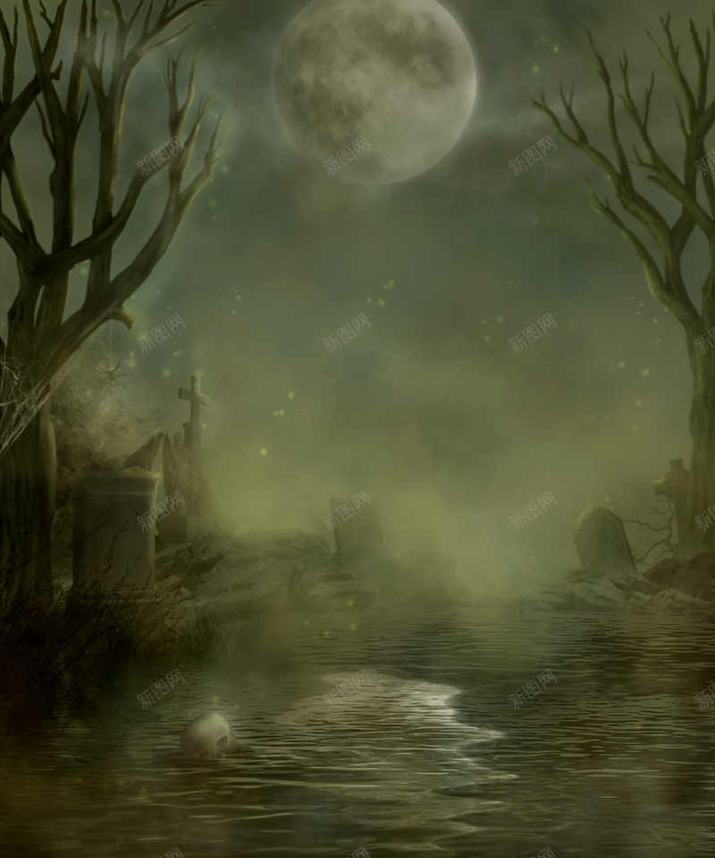 魔幻诡异夜晚背景jpg设计背景_88icon https://88icon.com 夜晚 梦幻 浪漫 诡异 魔幻