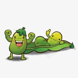 卡通蔬菜人物png免抠素材_88icon https://88icon.com 人物 卡通 蔬菜 豌豆