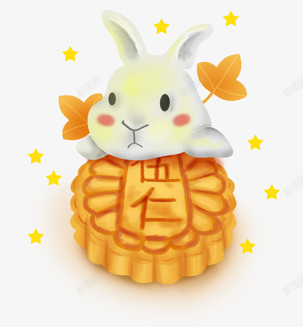 玉兔和五仁月饼png免抠素材_88icon https://88icon.com 中秋 中秋佳节 传统 口味 后羿 团圆 嫦娥 射日 月饼 节日