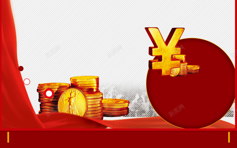 红色金币背景psd设计背景_88icon https://88icon.com 圆形 红色 纹理 线条 金币 温暖 质感