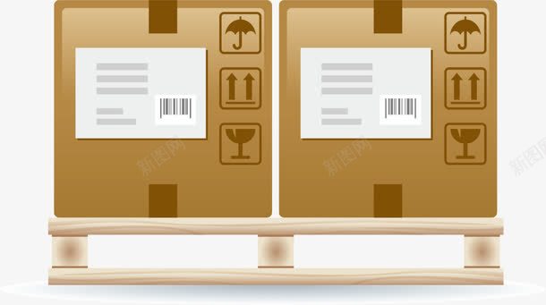 物流打包箱png免抠素材_88icon https://88icon.com 打包箱 物流 箱子