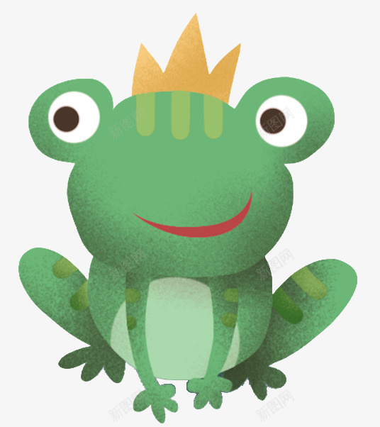 绿色可爱小青蛙psd免抠素材_88icon https://88icon.com 可爱 春天 绿色 青蛙