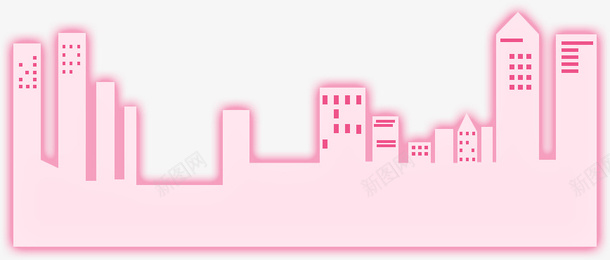 城市手绘图案插画png免抠素材_88icon https://88icon.com 城市 城市粉色 手绘 插图