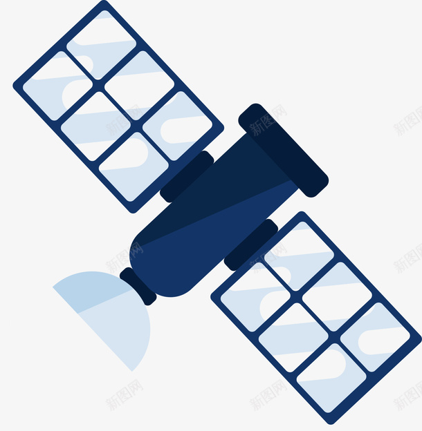 世界航天日蓝色卫星png免抠素材_88icon https://88icon.com 世界航天日 卡通卫星 太空卫星 航天卫星 蓝色卫星 蓝色挡板