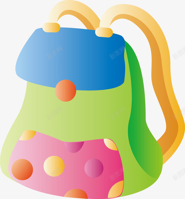 可爱卡通书包矢量图ai免抠素材_88icon https://88icon.com 书包 书包卡通 书翻页 卡通 卡通书包 卡通可爱 可爱 可爱卡通 矢量图