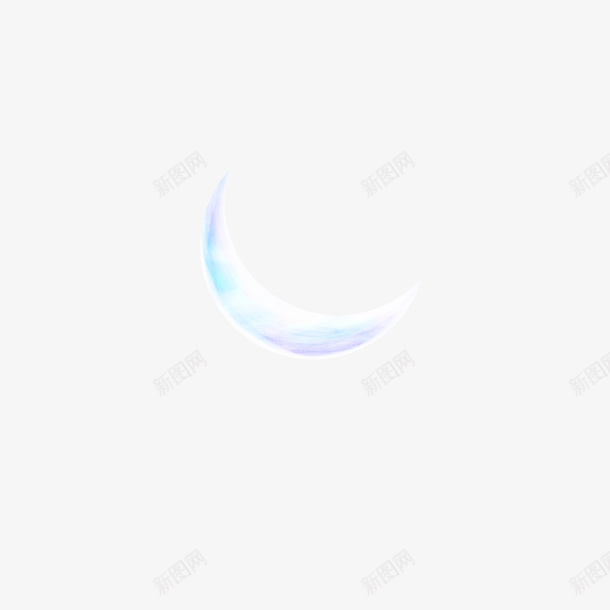 七夕节晚上的月亮png免抠素材_88icon https://88icon.com 弯月 明月 月亮 气息