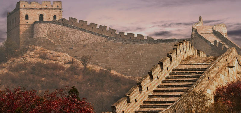 唯美长城风景背景jpg设计背景_88icon https://88icon.com 唯美 长城 风景 背景 海报banner 摄影