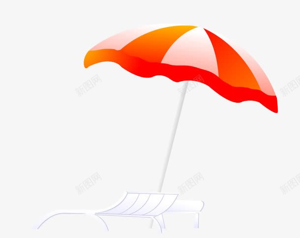夏日旅游海边元素png免抠素材_88icon https://88icon.com 夏日旅游海边矢量元素遮阳伞