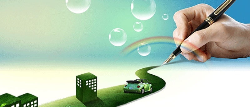 绿色环保科技jpg设计背景_88icon https://88icon.com 绿色 环保 彩虹 海报banner 摄影 风景