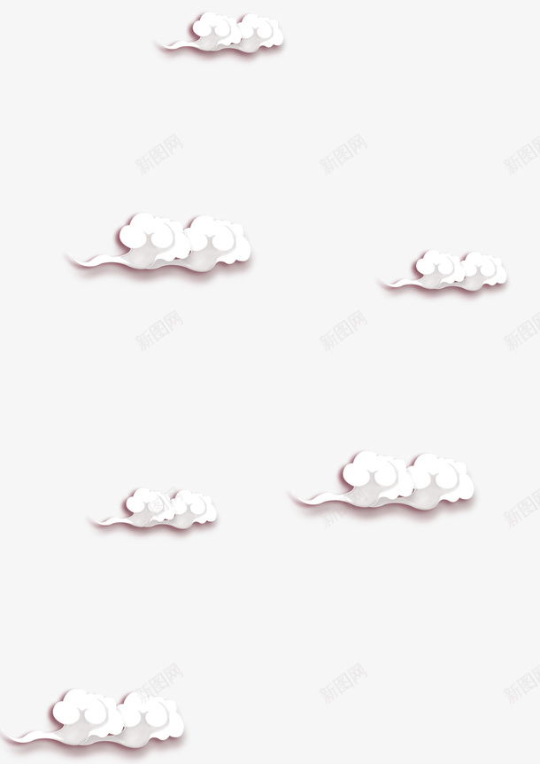 漂浮的云朵们png免抠素材_88icon https://88icon.com 云彩 云朵 彩云 白云