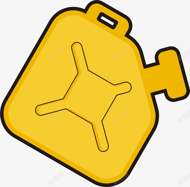 黄色桶的标签png免抠素材_88icon https://88icon.com 容器 桶装 水桶标签 油桶标签