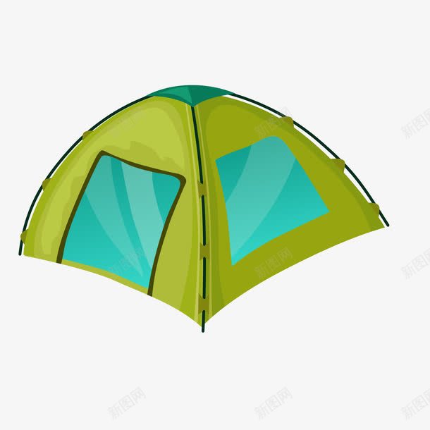 卡通绿色的帐篷png免抠素材_88icon https://88icon.com 卡通 帐篷 探险 绿色 野外 野营 露营