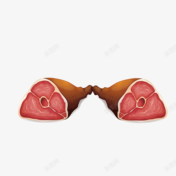 手绘食物元素矢量图ai免抠素材_88icon https://88icon.com 卡通猪肉 手绘猪肉 手绘食物 猪瘦肉 猪肉 瘦肉 肉食设计 矢量图