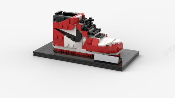 lego乐高AJ鞋子png免抠素材_88icon https://88icon.com AJ lego 乐高 鞋子