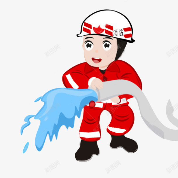 敬爱的消防兵png免抠素材_88icon https://88icon.com 消防兵 灭火现场 红色