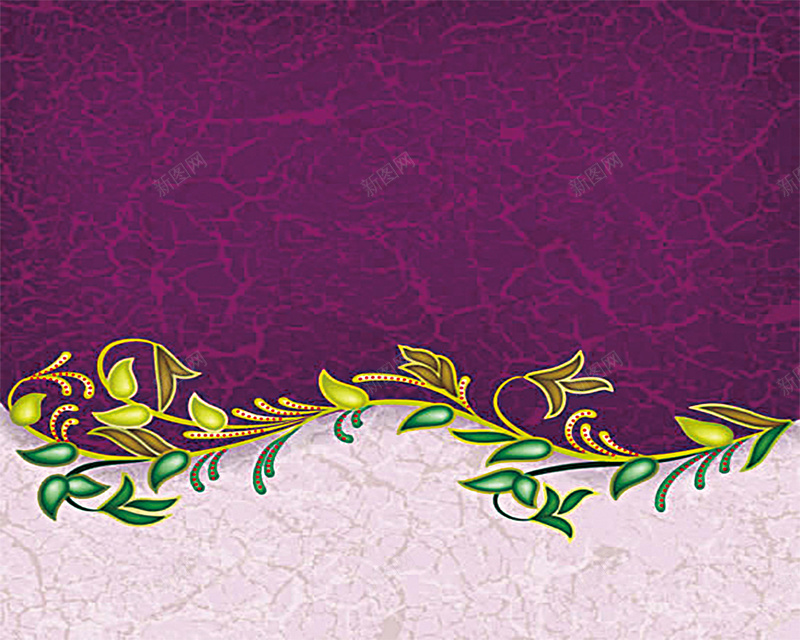 紫色纹理花卉边框背景psd设计背景_88icon https://88icon.com 紫色 纹理 背景 花卉 边框