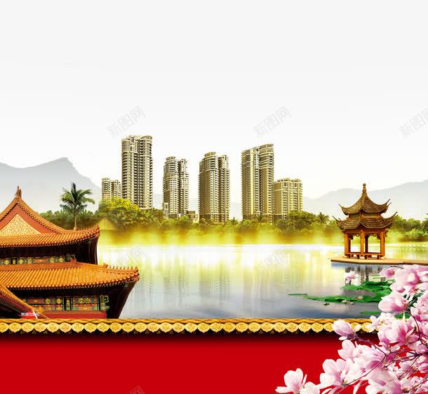 城市建筑png免抠素材_88icon https://88icon.com 古建筑 城墙 城市建筑