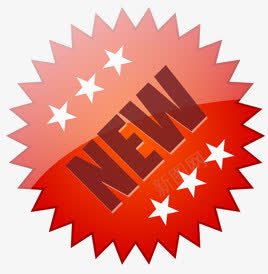 淘宝新品标签newpng免抠素材_88icon https://88icon.com NEW 促销标签 新品标签 红色渐变标签 质感标签