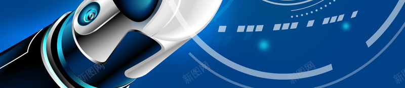 人工智能引领未来海报psd设计背景_88icon https://88icon.com AI智能 人工智能 大气 智能机器人 智能生活 未来机器人 未来科技 机械手 蓝色