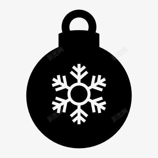 黑色圣诞节日雪花装饰png免抠素材_88icon https://88icon.com 圣诞 节日 装饰 雪花 黑色
