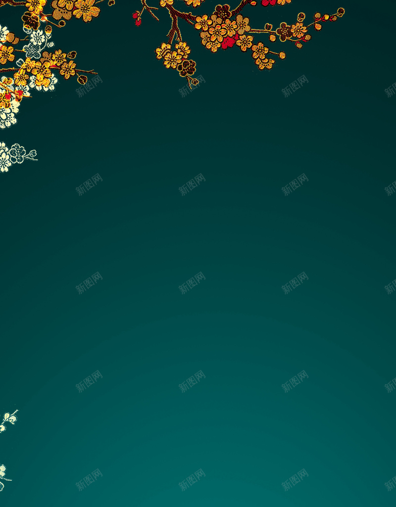 蓝色梅花茶楼休闲海报背景psd设计背景_88icon https://88icon.com 休闲 休闲海报 背景蓝色 茶楼 蓝色背景