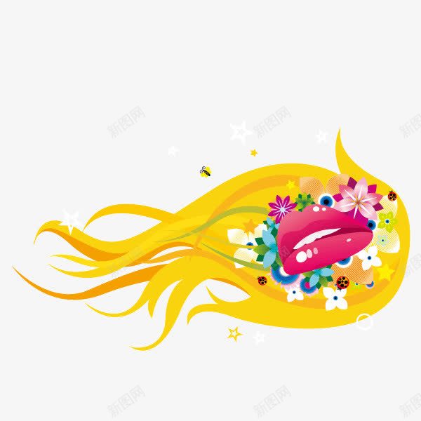 花纹线条唇女性装饰背景png免抠素材_88icon https://88icon.com 唇 女性 线条 花纹 装饰背景