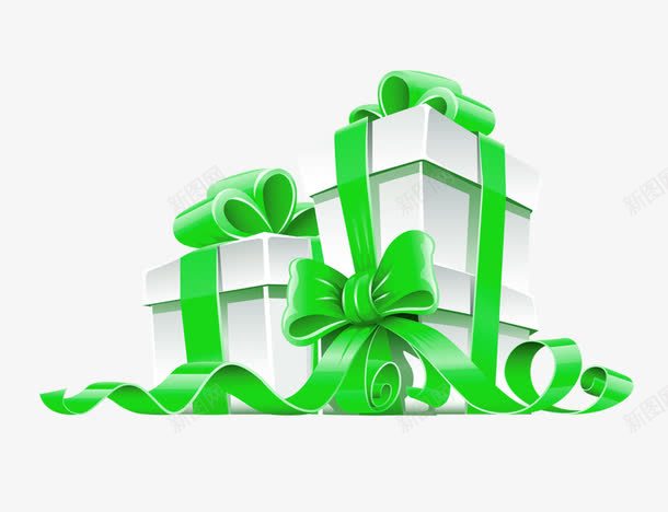 绿色礼盒png免抠素材_88icon https://88icon.com 活动促销 礼物 礼盒 绿色礼盒 送礼