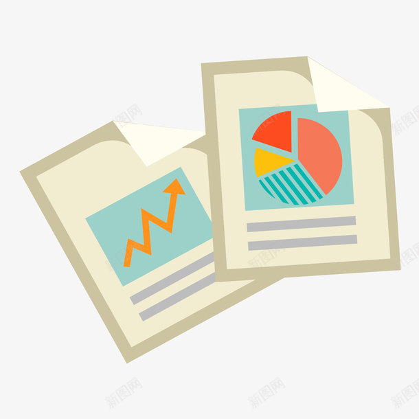 年报psd免抠素材_88icon https://88icon.com 卡通 年报 扁平化 素材
