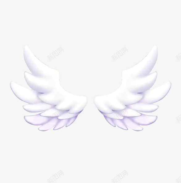 翅膀装饰元素psd免抠素材_88icon https://88icon.com 两个翅膀 元素 天使 精灵 翅膀 翅膀封面