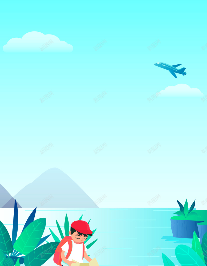 手绘卡通清新春天草地出游踏青背景jpg设计背景_88icon https://88icon.com 出游 卡通 手绘 春天 清新 草地 踏青背景