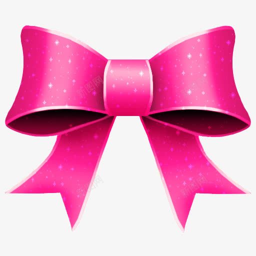 可爱的粉色蝴蝶结iconpng免抠素材_88icon https://88icon.com 蝴蝶结