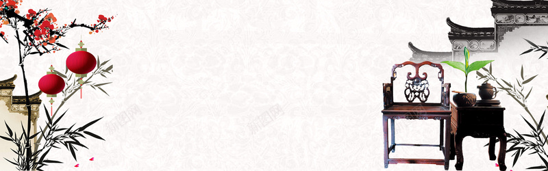复古家具banner海报psd设计背景_88icon https://88icon.com 海报背景 书桌 家具 家纺 地板 中国式家具 方桌 木质 家具桌子背景