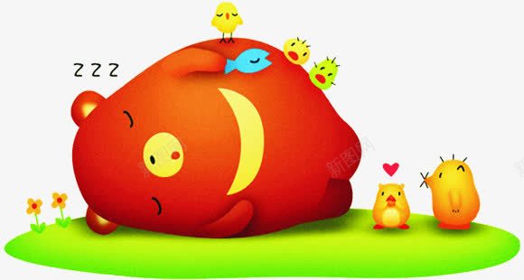 手绘卡通大熊装饰png免抠素材_88icon https://88icon.com 卡通 装饰