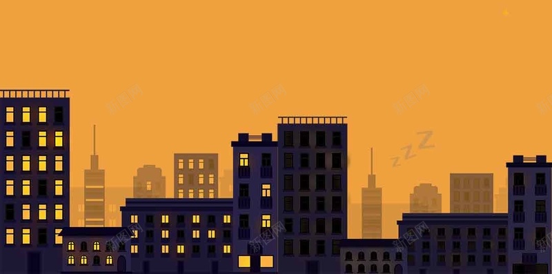 黑色简约世界睡眠大气H5背景psd设计背景_88icon https://88icon.com 世界 商业 地产 房地产 月亮 活动H5背景素材 白云 睡眠日 简约 都市 黑色