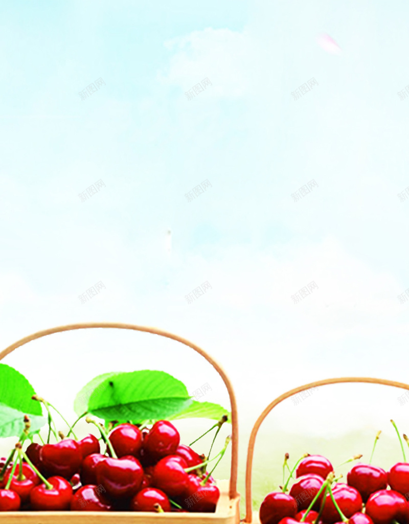 红樱桃H5背景jpg设计背景_88icon https://88icon.com H5 H5背景 h5 健康 小清新 文艺 新鲜 樱桃 水果 清新 简约