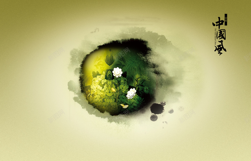 中国风百花昏黄晕染背景psd设计背景_88icon https://88icon.com 广告背景 中国风 昏黄 晕染 百花 海报 国风 晕染背景