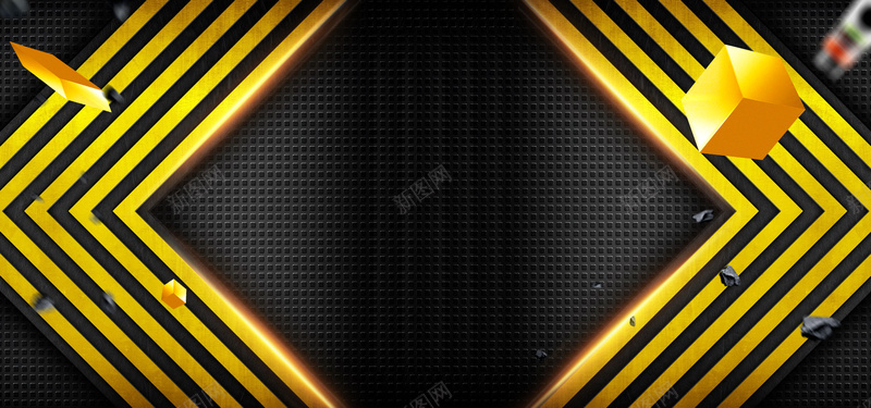 促销洗面奶立体电商海报psd设计背景_88icon https://88icon.com banner 买一送一 促销 模板 海报 电商 立体 重金属 黑金