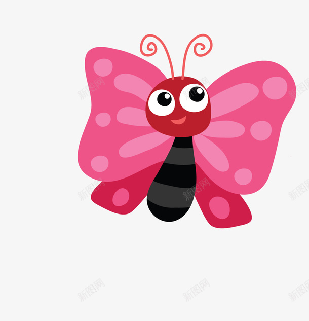 可爱的大眼睛小蝴蝶png免抠素材_88icon https://88icon.com 可爱的 大眼睛 小蝴蝶 手绘图 美丽的 翅膀 飞舞