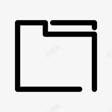 文件夹容器空图标图标icon 文件夹容器空图标图标