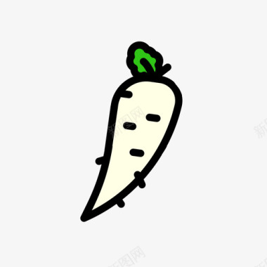 白萝卜图标icon 白萝卜图标