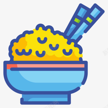 大米健康食品49原色图标icon 大米健康食品49原色图标