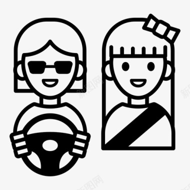 开车汽车旅行图标icon 开车汽车旅行图标